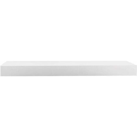 WOLTU Mensola da Muro Scaffale Sospeso a Parete Libreria Piccola Legno e Metallo 1x 25x22.9x3.8cm
