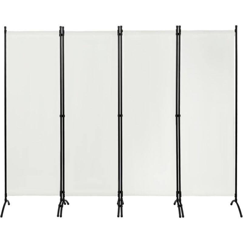 Woltu - Paravent, 224x182cm, Séparateur de Pièce, Brise-Vue, Écran de Confidentialité, Paravent Pliable, en Tissu avec Revêtement pa, et Pied en