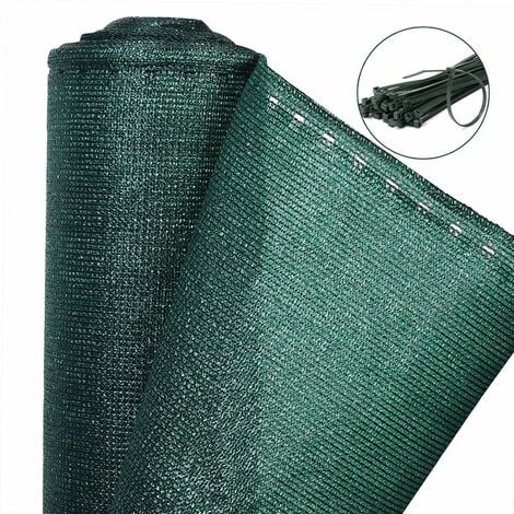 WOLTU Privacy Garden Screen Fence Cover Net Panel Balcony UV Protection Shade Green 1.2x25m
