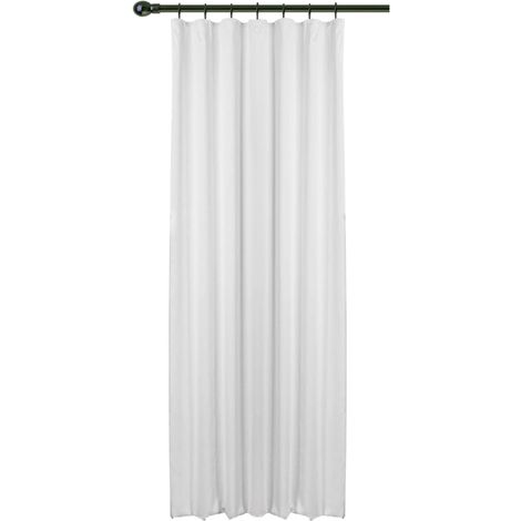 Woltu – Rideau opaque 135x225cm – VH5869WS – Polyester 100% – Bloque 80% de la lumière – Montage facile sur tringle