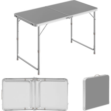 Table De Camping Pliante Heavy Duty – Tissu Camouflage Et Métal – Plateforme Chasse NEUF