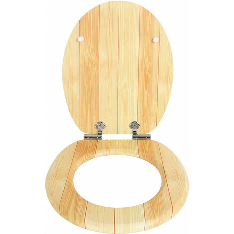 WOLTU Toilettendeckel mit Kindersitz, WC-Sitz mit Absenkautomatik für Familie, Klodeckel mit Ein-Knopf-Fre   WS2931