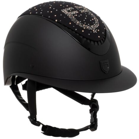 Women's proxima helmet wide visor rowel fitting: s (52-54 cm), Nero/Nero