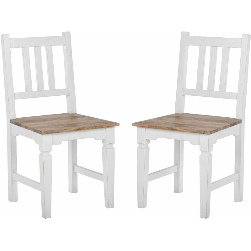 

Set 2 Sillas de comedor Chendgu con respaldo asiento cocina 45x45 cm - Womo-design
