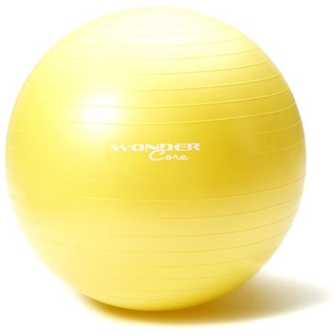 Wonder Core - Ballon de gymnastique anti-éclatement 55 cm - Vert anis
