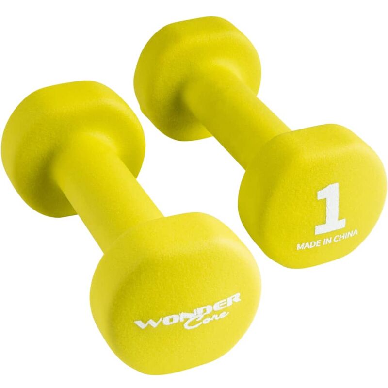 

Mancuerna de neopreno 2x1 kg verde - Wonder Core