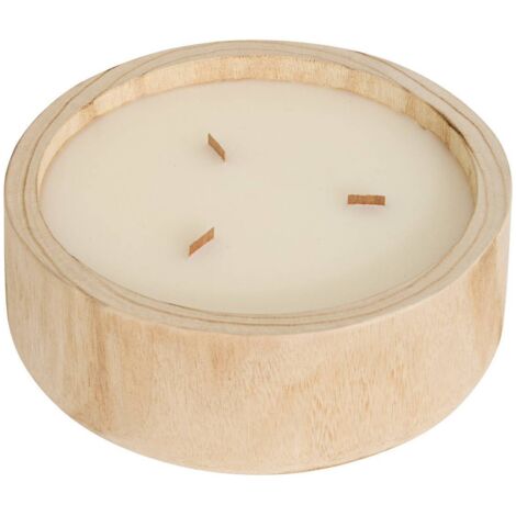 Wonj vela perfumada de algodón beige 1100g - Atmosphera créateur d'intérieur