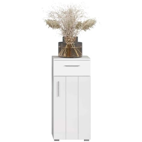 Wons Badschrank weiß Hochglanz.