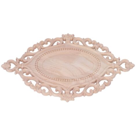 Wood Applique Premium Wood Durable Easy Installation Natural Eco Friendly Wide Application Wood Carving Applique