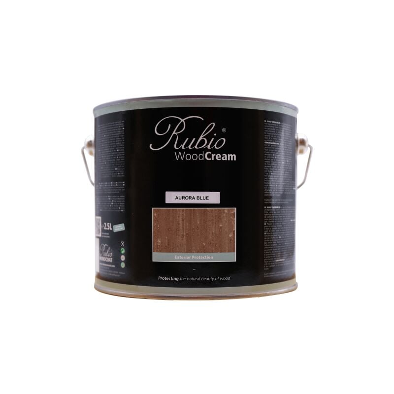 Rubio Monocoat - WoodCream - Peinture Bois monocouche - 2,5 l - Bold Black