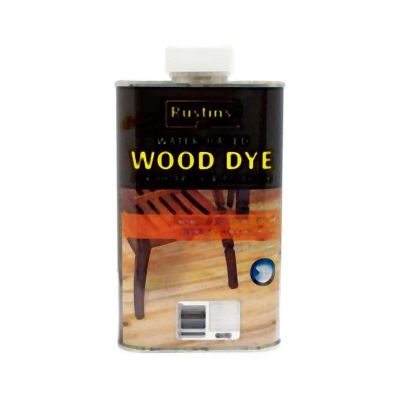 Rustins - Wood Dye Dark Teak 250ml RUSWDDT250 - Dark Teak