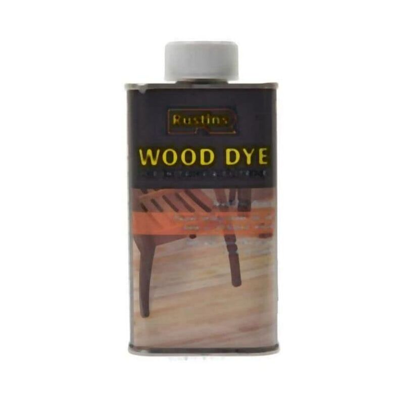 Rustins - Wood Dye Dark Oak 250ml RUSWDDO250 - Dark Oak