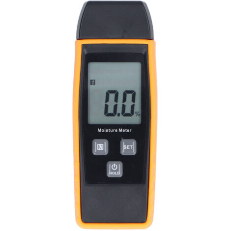 Wood Moisture Meter High Accuracy Easy to Read Portable Digital Moisture Detector for Woodworking Building Construction