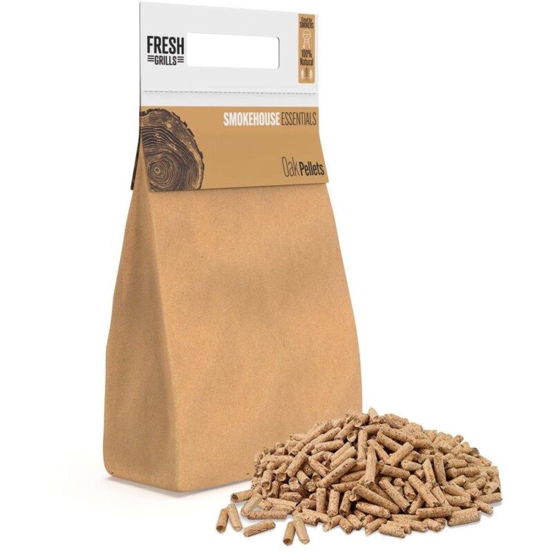 Monster Shop - 100% Pure bbq Wood Pellets for Outdoor Pizza Ovens, Kamado Grills