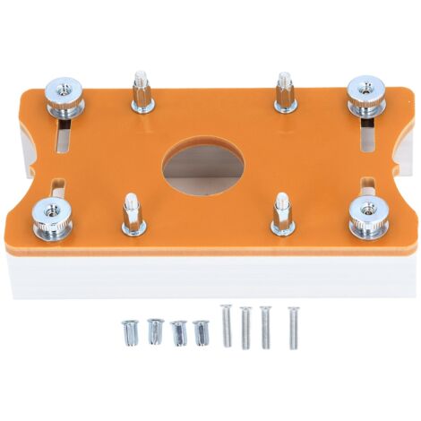 Wood Router Table Insert Plate Aluminum Alloy Slotting Positioning Plate for 65mm Router Woodworking Tools