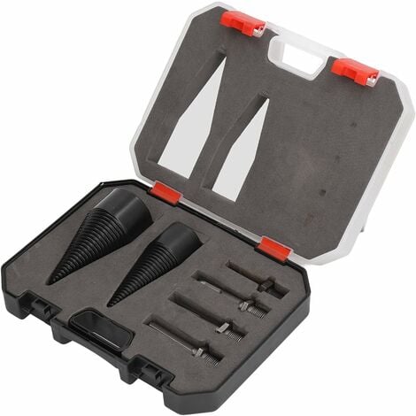 HÉLOISE Wood Splitter Drill Bit Heavy Duty Drilling Screw Detachable Cone Screwdriver Firewood Log Splitter Drill Bit