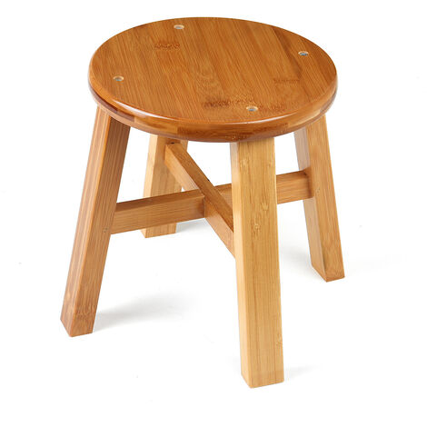 Low Chair Round Wooden Baby Stool 26x21x24cm