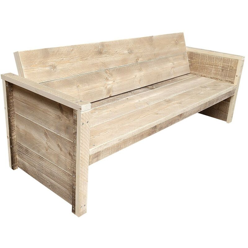 Panca da Giardino Vlieland - Kit da Costruzione in Legno per Ponteggi -175Lx72Hx57D cm - Wood4you