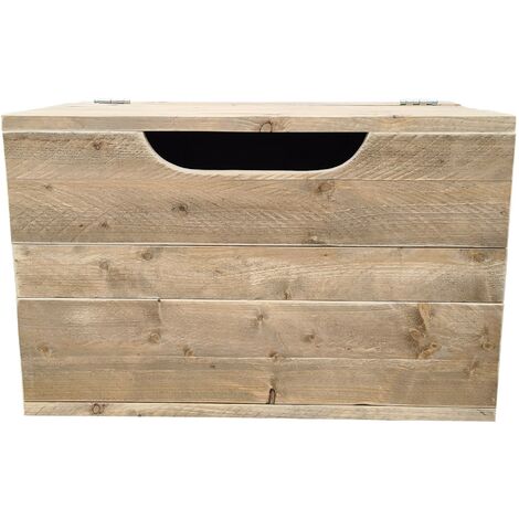 Wood4you - Spielzeugkiste - Kick - Gerüstholz 90Lx50Hx50T cm - Aufbewahrungsbox