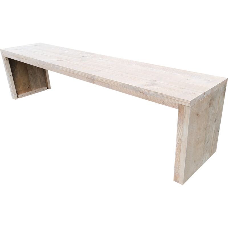 Panca da giardino Amsterdam ponteggio legno 150Lx43Hx38P cm - Wood4you