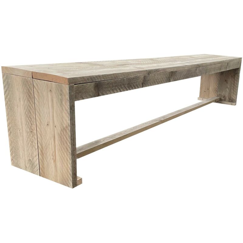 Wood4you - Banc de jardin New Harlem échafaudage bois - 130 cm - Brun