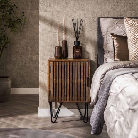 Wooden Bedside table Tweak set of 2