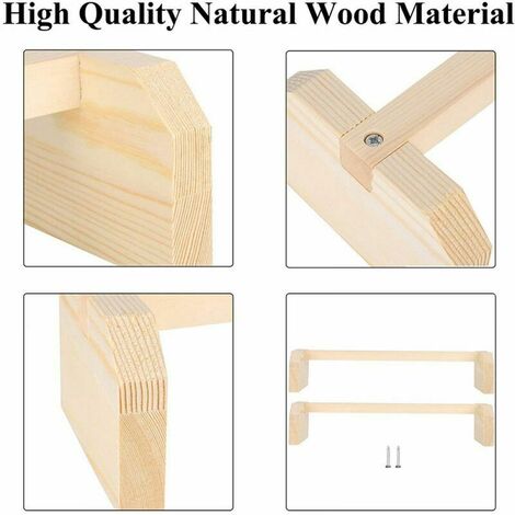 Wooden Chicken Perch Chicken Perch Large Chickens Training Bird Stand Perch Stand Natural Pet Supplies 2pcs