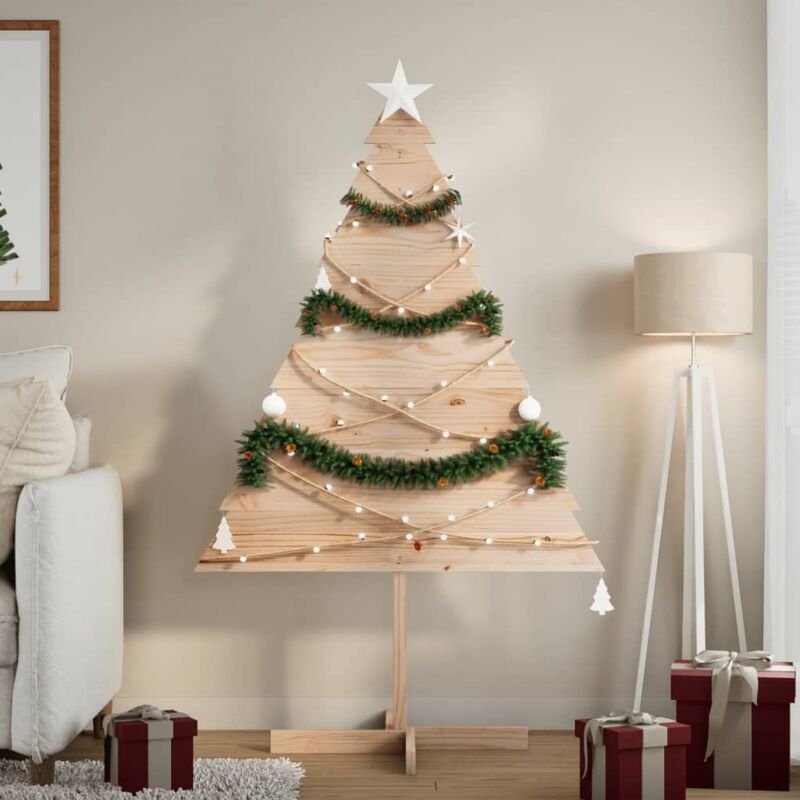 Wooden Christmas Tree For Decoration 150 Cm Solid Wood Vidaxl