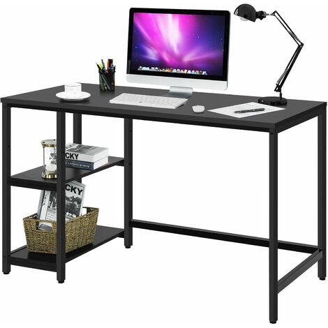 Wooden Computer Desk Industrial Writing Workstation PC Laptop Table Home Office