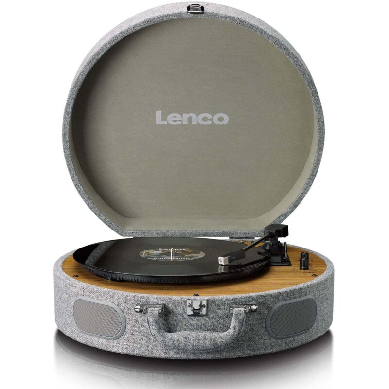 Lenco LS-66 Plattenspieler Riemenantrieb Grau