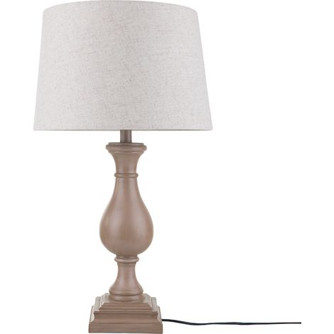 Wooden Table Lamp Light Brown Tuddi 148518 Wooden Table Lamp Light Brown Tuddi 148518