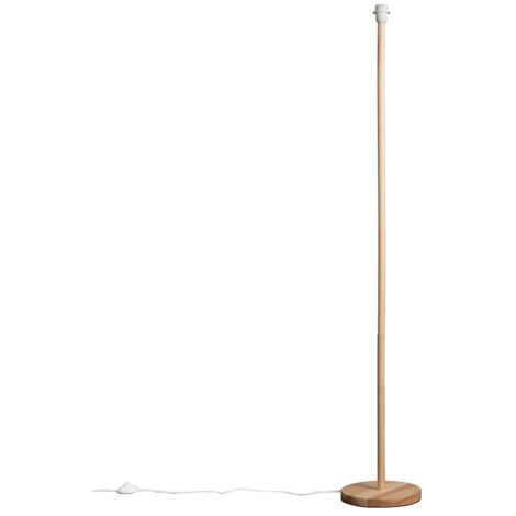 Heather Modern Scandi Floor Lamp Base In Light Wooden Finish