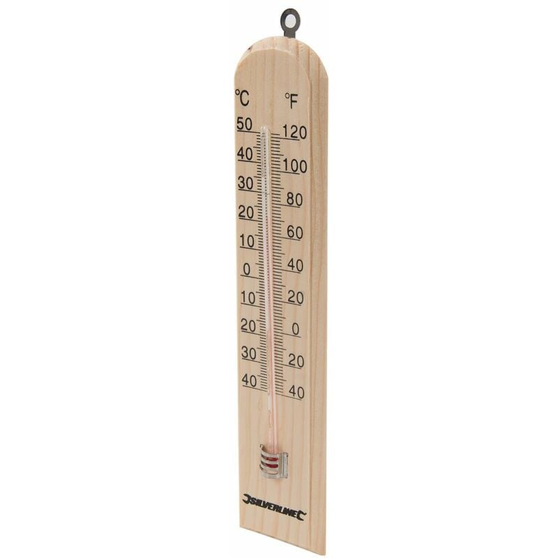 Wooden Thermometer - -40° to +50°C