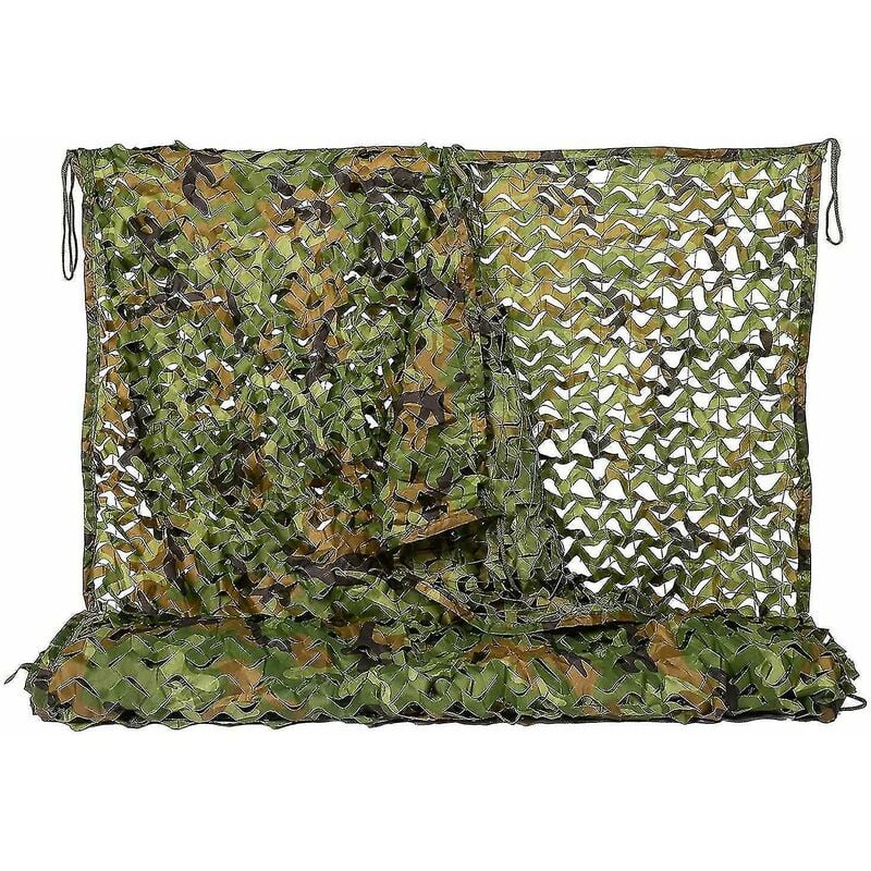 Woodland Camo Netting Camouflage Net Camping Hunting Shooting Military Sunscreen Nets - 1.5m4m