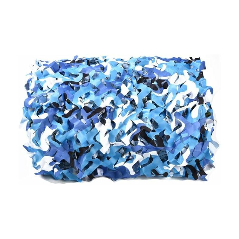 L&h-cfcahl - Woodland Camouflage Filet Bleu Blanc Camo Net Blind 2x3m / 3x4m / 4x5m / 10x10m Personnaliser Disponible 2x3m blue