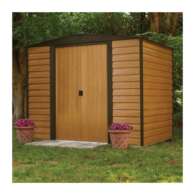 Rowlinson Woodvale Metal Shed 8X6