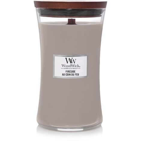 WOODWICK CANDELA CLESSIDRA GRANDE LARGE JAR FIRESIDE