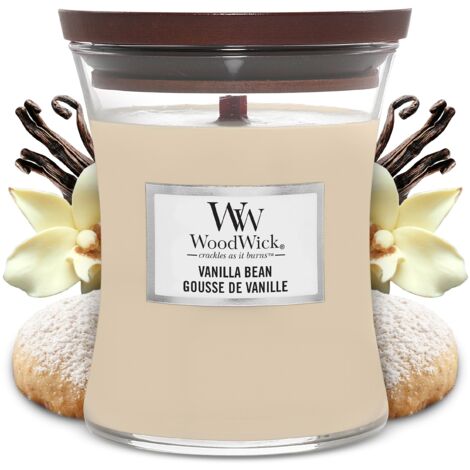 WOODWICK CANDELA CLESSIDRA MEDIA MEDIUM JAR VANILLA BEAN