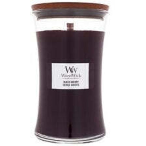 WOODWICK CANDELA CLESSIDRA PICCOLA MINI JAR BLACK CHERRY