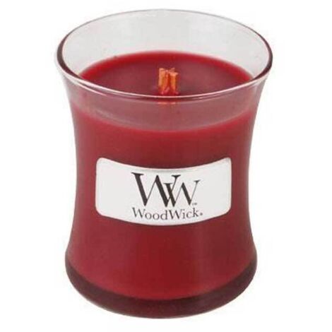 WOODWICK CANDELA CLESSIDRA PICCOLA MINI JAR CINNAMON CHAI