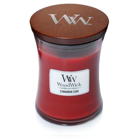 Scented Candle Jar With Wood Wick - Medium - Fireside 92106E WOODWICK