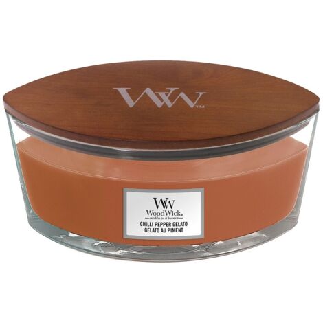 Woodwick - chilli pepper gelato vase ice cream with chilli and pepper 4536g