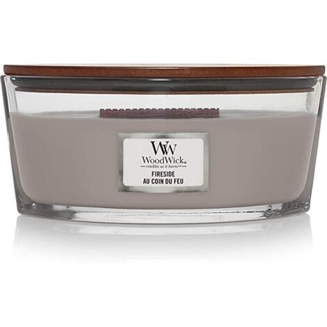 Woodwick - fireside ship fireplace - scented candle 4536g