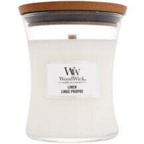 Woodwick - linen vase linen - scented candle 6095g