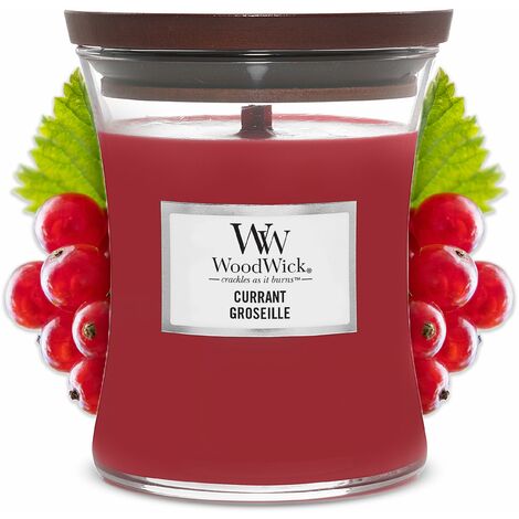 WoodWick Medium Hourglass Scented Candle, Currant