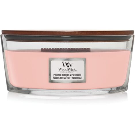 Woodwick - pressed blooms patchouli ship crushed flowers and patchouli scented candle 4536g