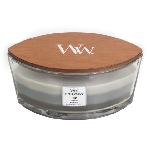 Woodwick - warm woods trilogy ship - warm candle 4536g
