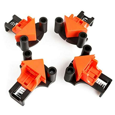 Woodworking Angle Clamps, 4Pcs/Set Multi-Angle 60/90/120 Degree Spring Fixer