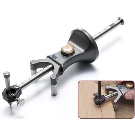 Woodworking Dual-Purpose Linear Arc Scriber Line Drawing Multifunctional Tool DIY Woodworking Scribe Tools