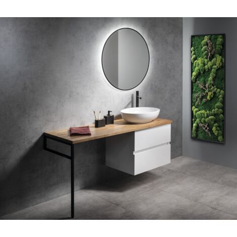 WOODY Countertop 1900x28x500mm, Solid Oak Natural
